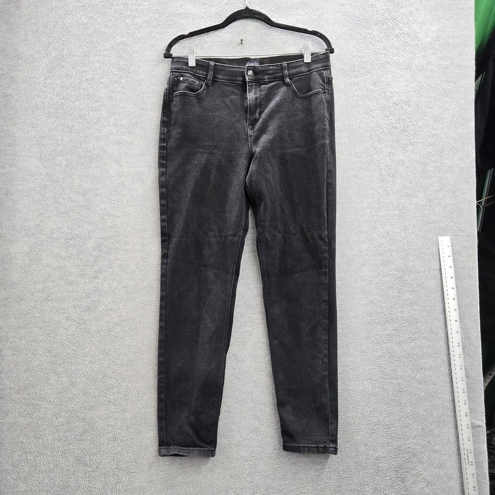 Curve Appeal Women Jeans 10/30 Black Denim Skinny